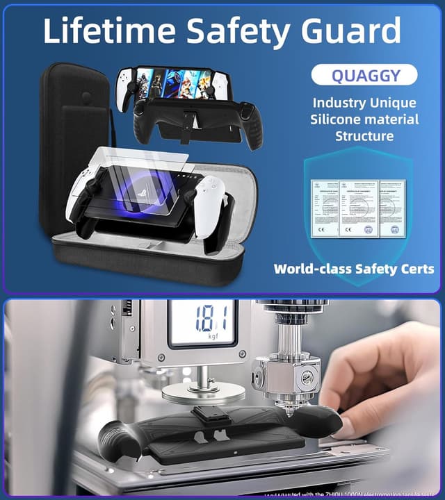 Detalle de QUAGGY PlayStation Portal 3-in-1 kit