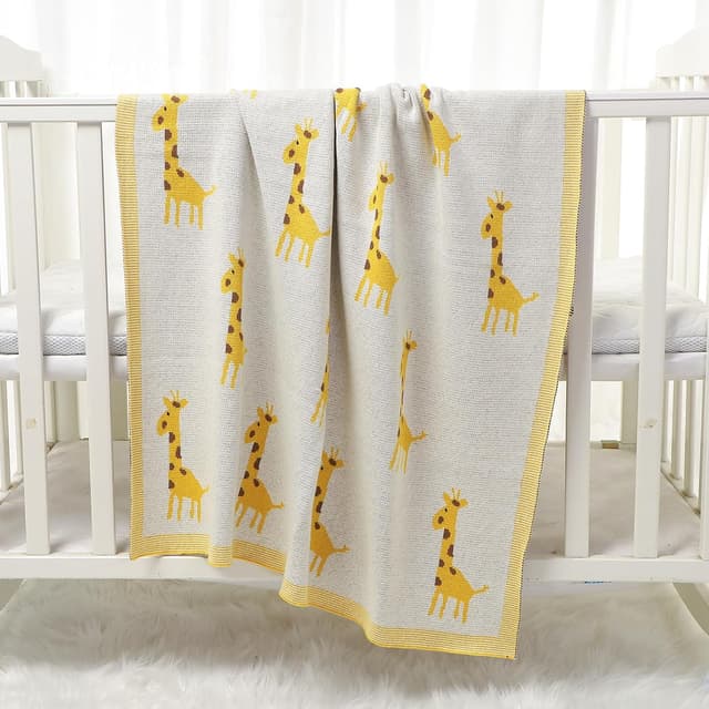 Detalle 2 de mimixiong Organic Cotton Baby Blanket 80x100cm