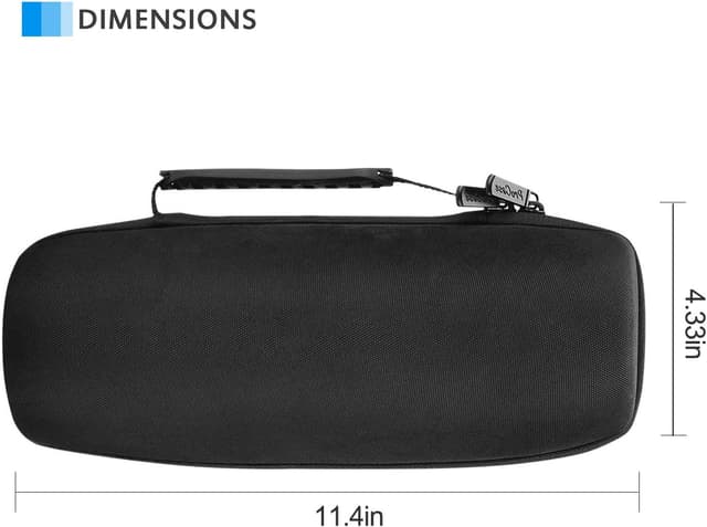 Detalle 2 de ProCase EVA-Hartschalenhülle für JBL Charge 4 / Charge 5 (Reise-Tasche) – Schwarz