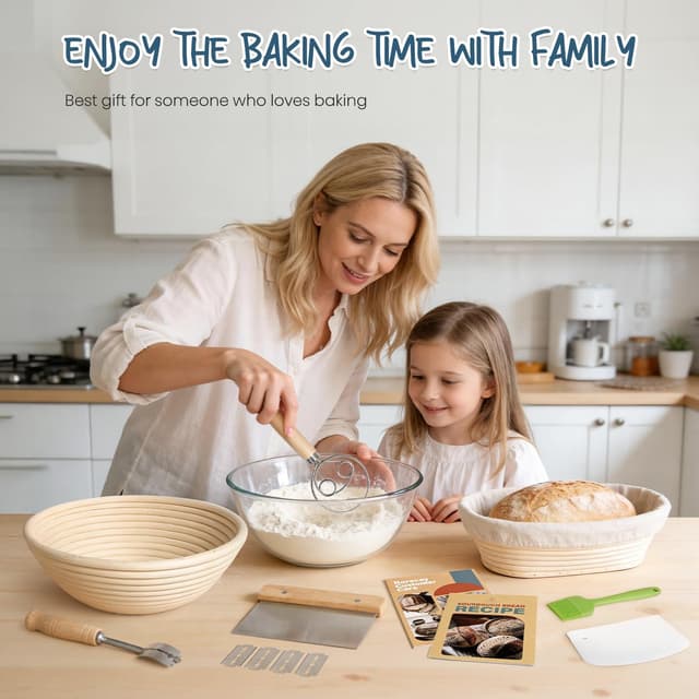 Thumbnail 6 de RORECAY Bread Banneton 9 Inch 🍞