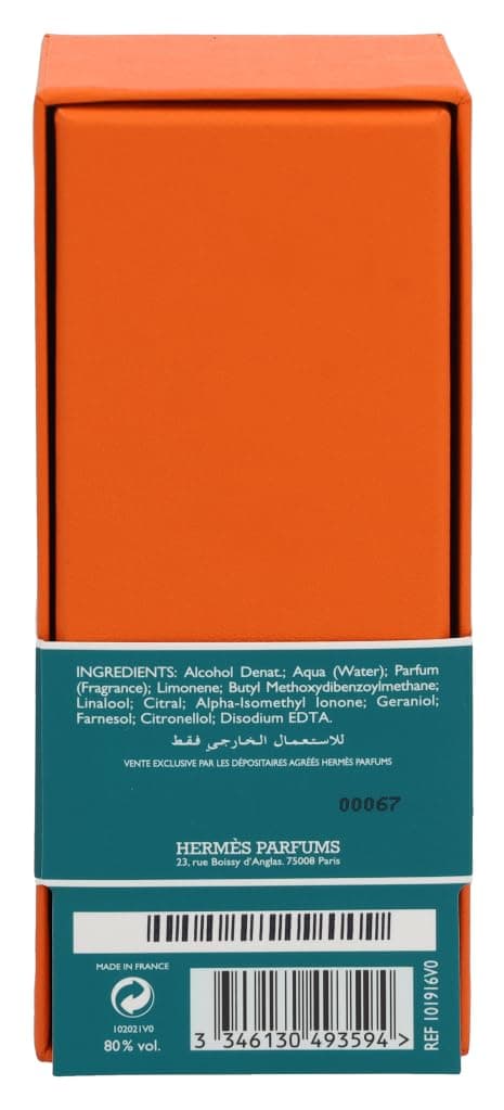 Detalle de Hermès Eau D’oranje Verte Eau de Cologne (100 ml) – für ein weiches, intensives Dufterlebnis