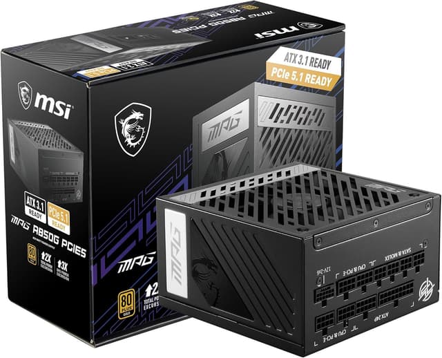 Thumbnail 6 de MSI MPG A1000G PCIE5: vollmodulares 1000-W-PC-Netzteil mit ATX 3.0 & PCIe 5.0