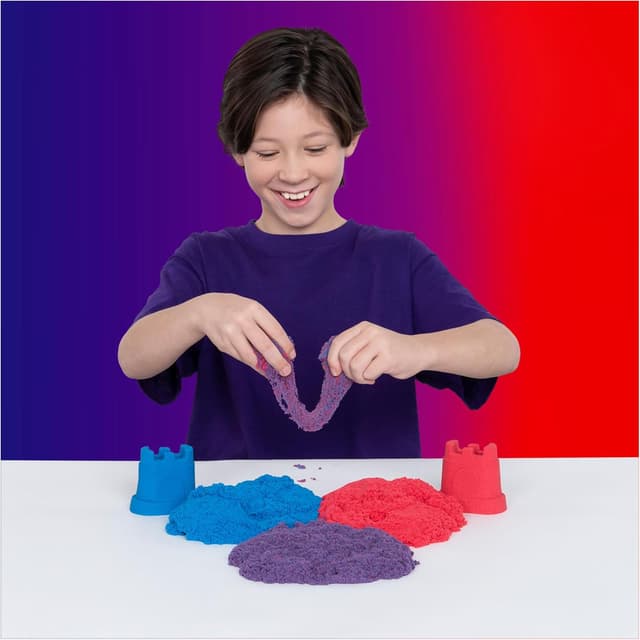 Thumbnail 8 de Kinetic Sand Juego de Mezcla Arcoíris 🌈 382 g+herramientas