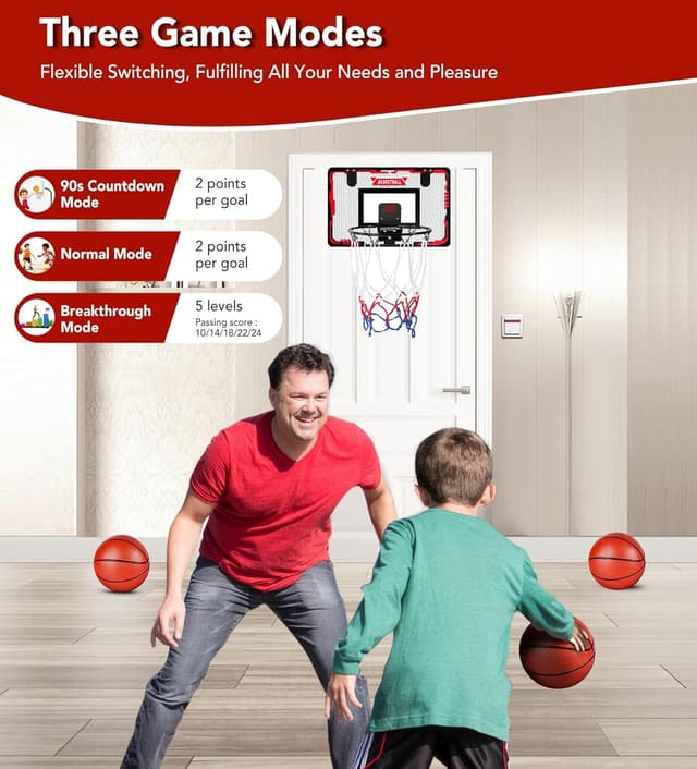 Thumbnail 2 de Xndryan Basketball Hoop Indoor Mini for Kids