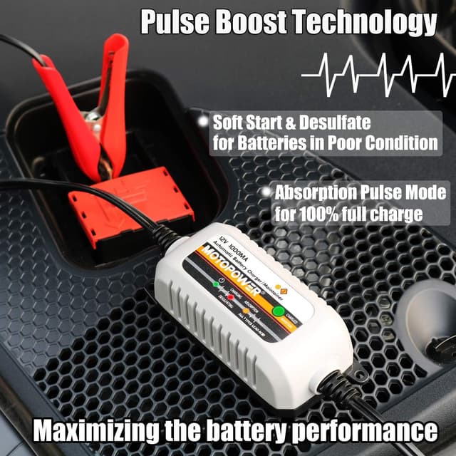 Thumbnail 2 de MOTOPOWER MP00205B 12V 1000mA Ladegerät für Batterien