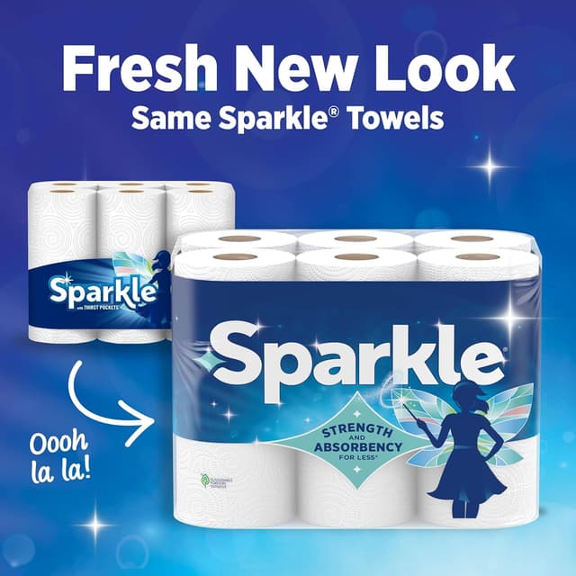 Detalle 2 de Sparkle Paper Towels 24 Double Rolls