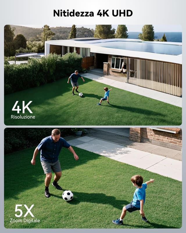 Detalle 2 de COCOCAM 4K 8MP Telecamera Wi-Fi Esterno