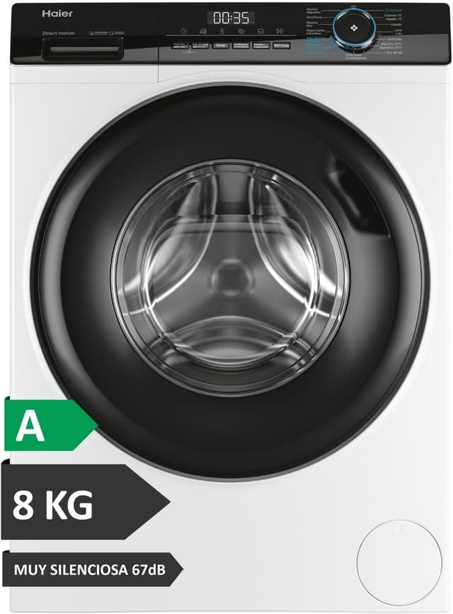 Imagen de Haier HW80-B14939-IB Lavadora 8 kg vapor en OfertitasTOP