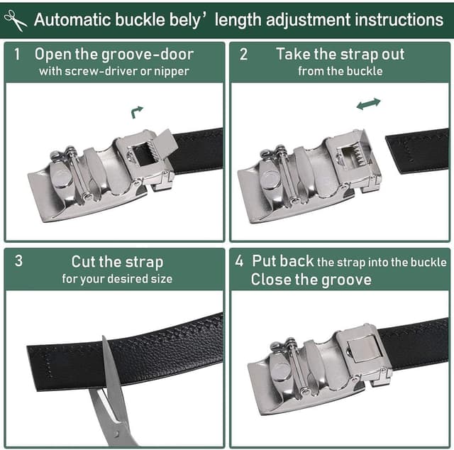 Thumbnail 2 de flintronic Herren Gürtel 130 cm Schwarz