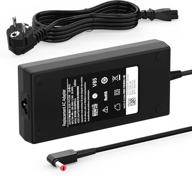 Detalle de 180W Laptop-Ladekabel Netzteil 19,5V für Acer (u. a. Nitro 5/7, Predator Helios 300, Aspire V15/V17) – 5,5×1,7 mm