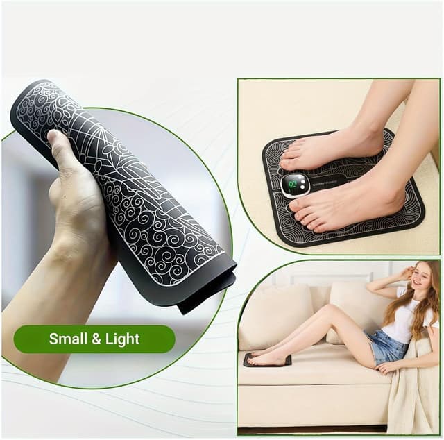 Thumbnail 6 de Masseur de pieds EMS (bioélectrique) avec 8 modes et 19 fréquences réglables, charge USB et design ergonomique