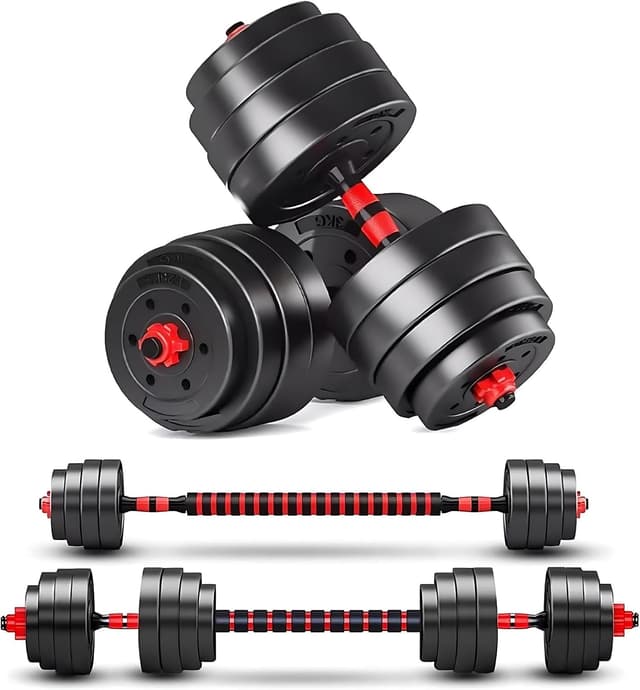 Detalle de BCBIG Adjustable Dumbbells for Home Gym ๐๏ธโ