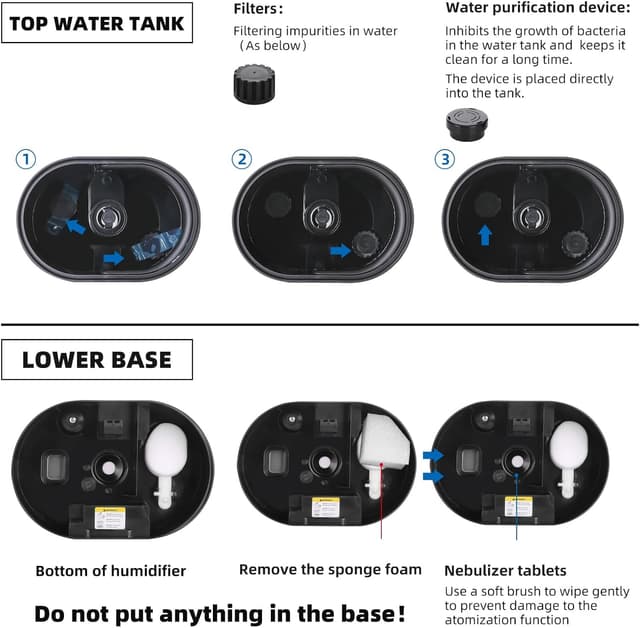 Detalle 1 de 6L Humidifier for Large Room ๐