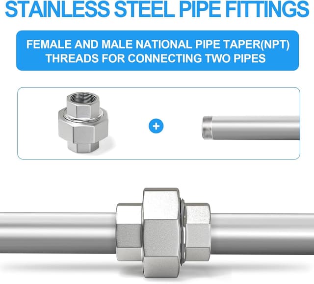 Thumbnail 4 de 304 Edelstahl Rohrverschraubung 1/2 BSP