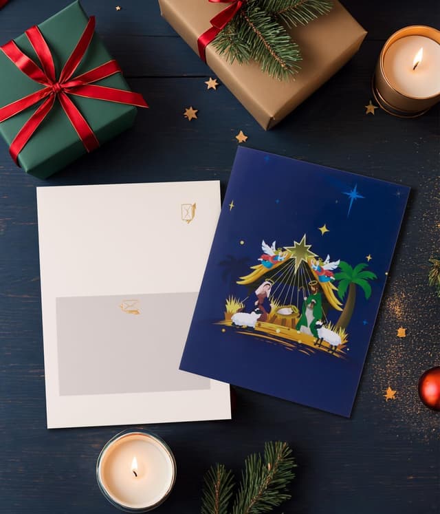 Detalle 2 de Nativity 3D Pop-Up Christmas Card