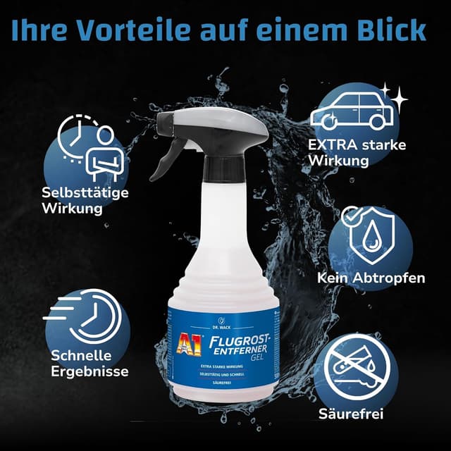 Detalle 2 de DR. WACK A1 Flugrost-Entferner Gel 500 ml