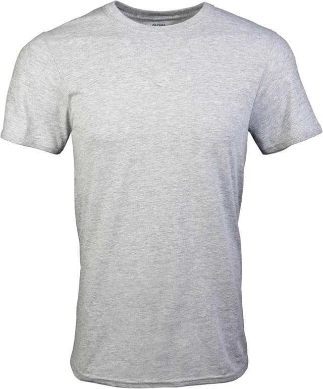 Detalle 2 de Gildan T-shirt col rond homme en multipack (pack de 5) : coton doux et sans étiquette