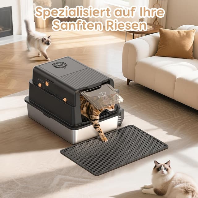 Thumbnail 4 de PalNest XXXL Katzentoilette Edelstahl