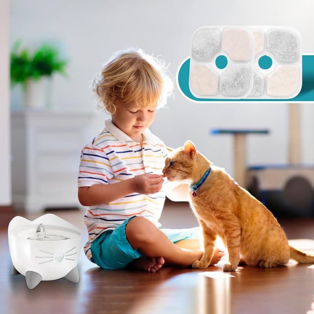 Thumbnail 6 de PARTSEE 20 Stk Katzenbrunnenfilter 🐱