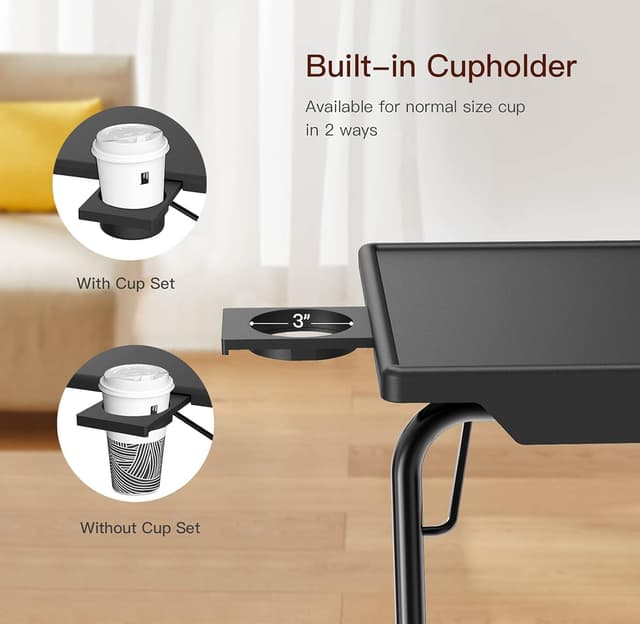 Thumbnail 5 de HUANUO Adjustable TV Tray Table 21.5