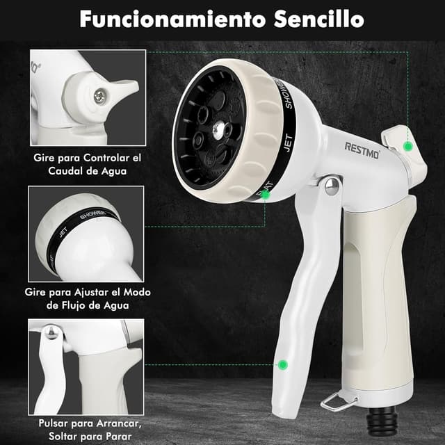 Thumbnail 3 de RESTMO Pistola de Riego 7 modos