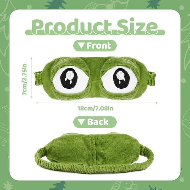 Detalle de ACWOO Masque de sommeil grenouille đŽ