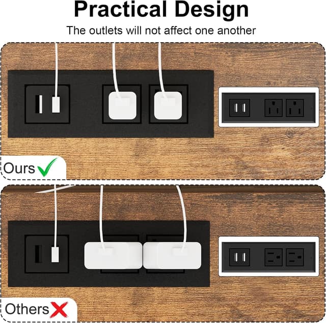 Thumbnail 6 de Fixwal Night Stand 23.8 in