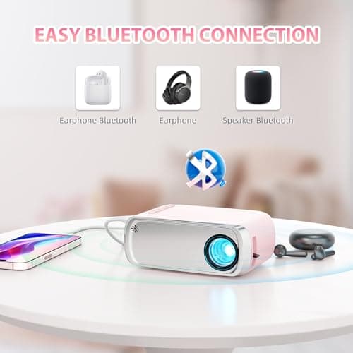 Thumbnail 3 de Ksbaby Proyector portátil para exteriores 🎬 Compatible con HDMI, USB