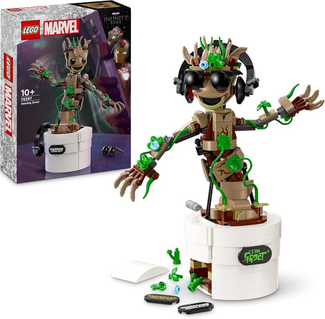 Detalle de LEGO Marvel 76297 Bébé Groot dansant