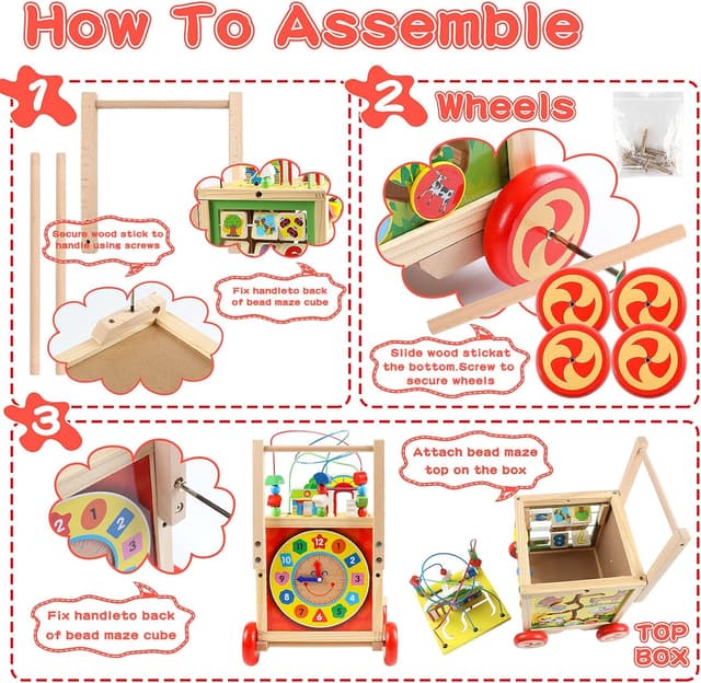 Thumbnail 4 de KABENFIS 6 in 1 Cubo attività 32,5