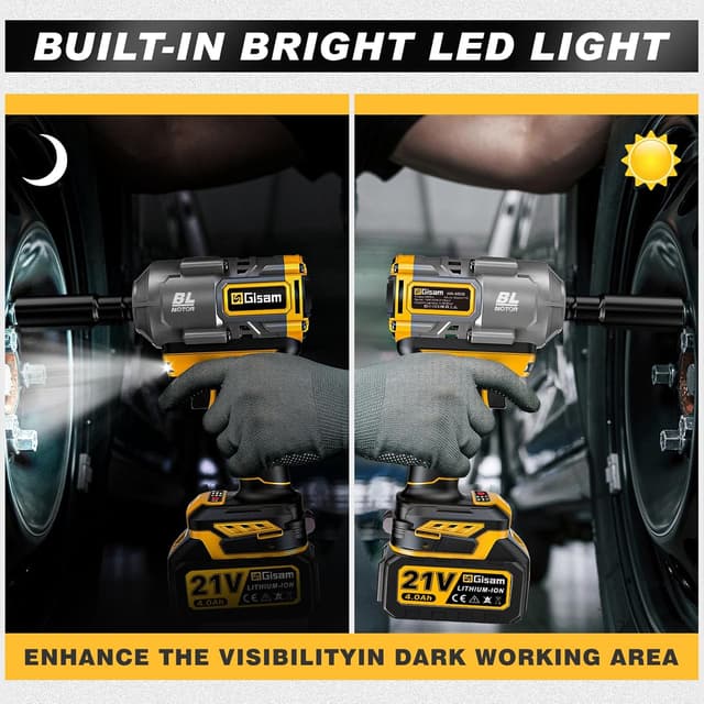 Thumbnail 6 de Gisam Llave de Impacto 650 N.m 1/2 pulg