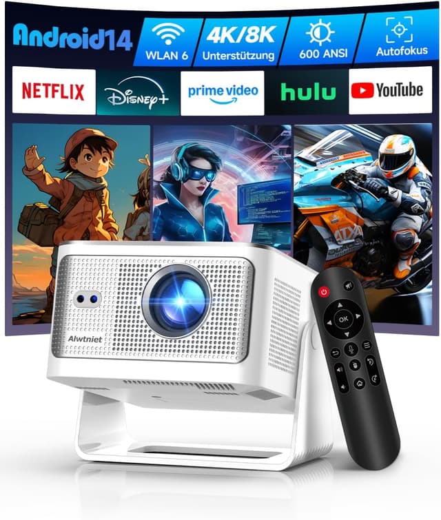 Detalle de Alwtniet Proyector Portátil Full HD 1080P 📽