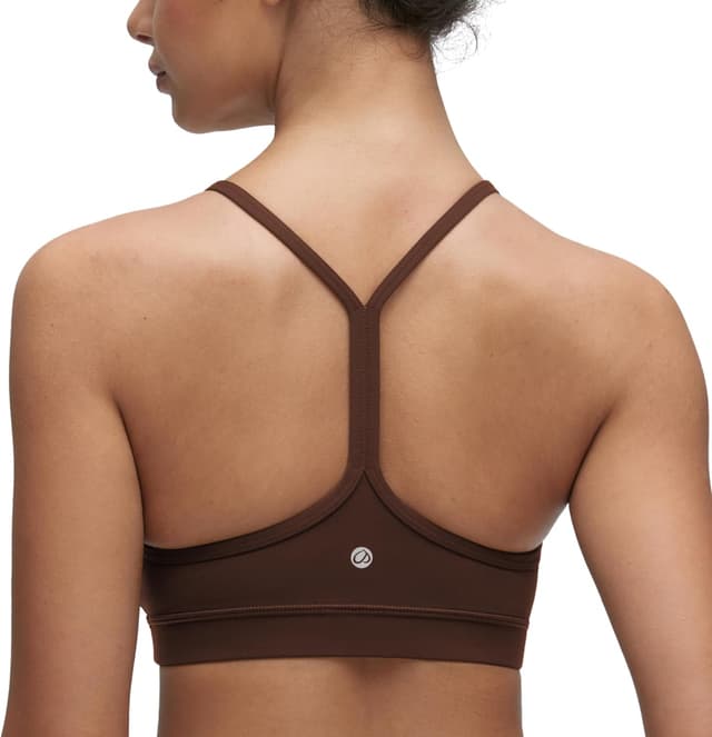 Thumbnail 6 de CRZ YOGA Women’s Butterluxe Padded Sports Bra (Low Impact) – Racerback Strappy Gym & Yoga Bra