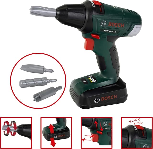 Detalle de Theo Klein avvitatore a batteria Bosch 3 anni