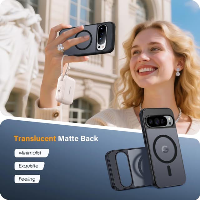 Thumbnail 6 de Filoto Magnetic Case for Google Pixel 10/10 Pro (MagSafe compatible) — translucent matte shockproof cover