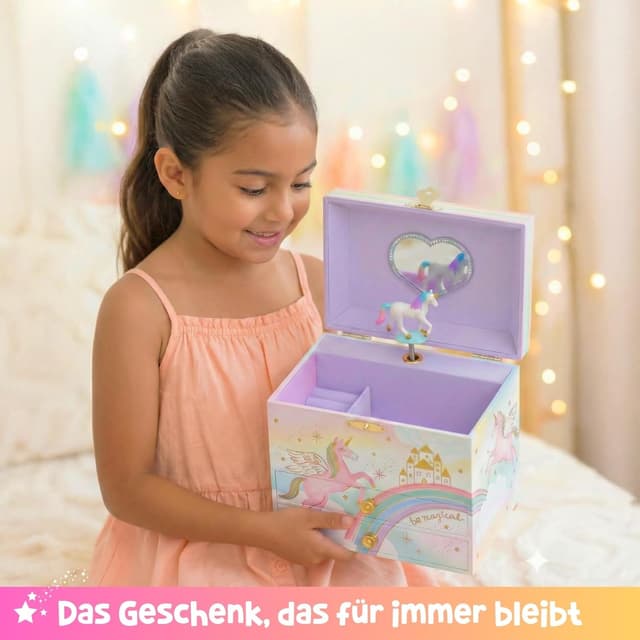 Detalle 2 de Giggle & Honey Schmuckkästchen Mädchen 2 Schubladen