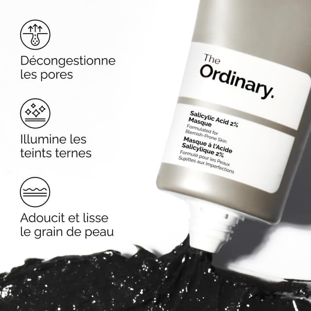Detalle de Masque à l’acide salicylique 2% 50 ml