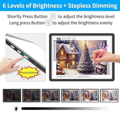 Thumbnail 4 de TOHETO A3 Rechargeable Light Pad for Tracing ✍