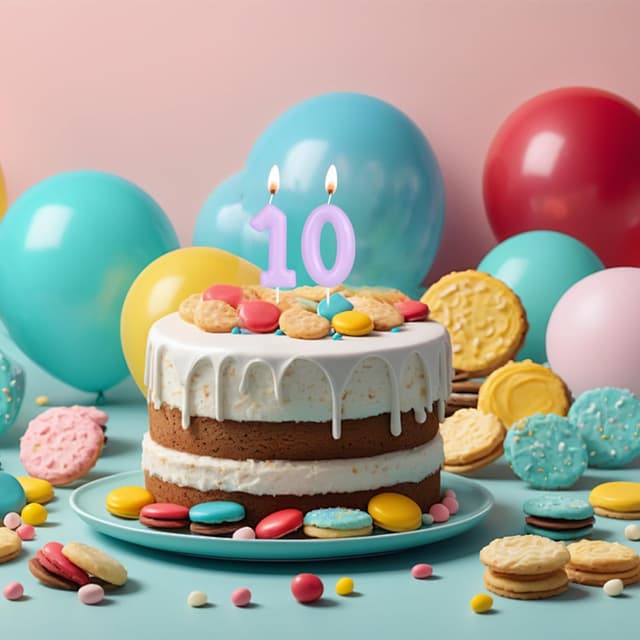 Detalle de Hongplus Macaron Pink Number 17 Candle – pastel “17” birthday cake topper