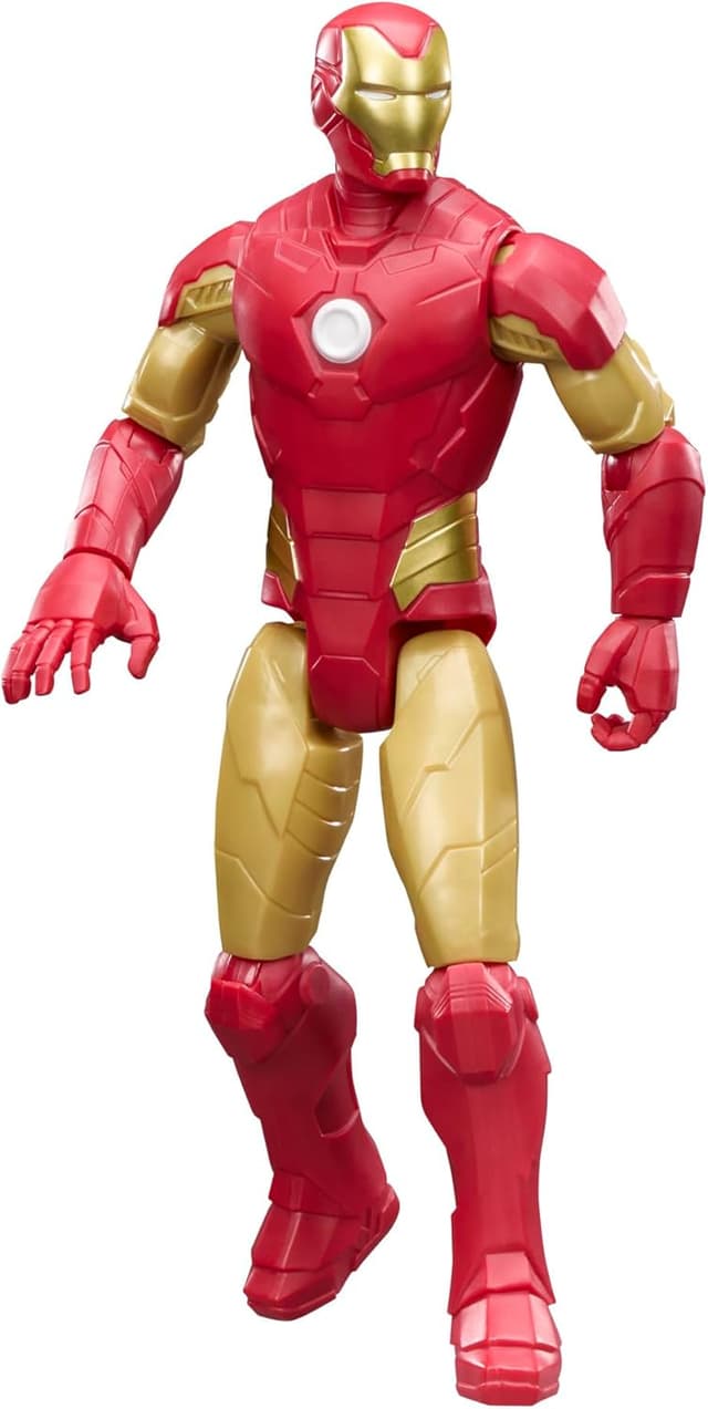 Detalle de Marvel Avengers Titan Series Iron Man 29.2cm (11.5 inch) Action Figure (Red) – poseable super-hero toy for ages 4+