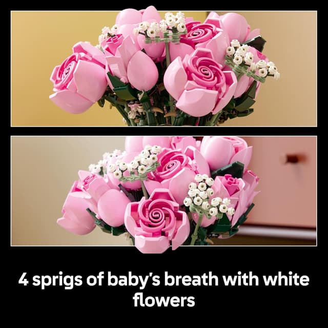 Thumbnail 4 de LEGO Botanicals Bouquet 12 Faux Roses 🧩