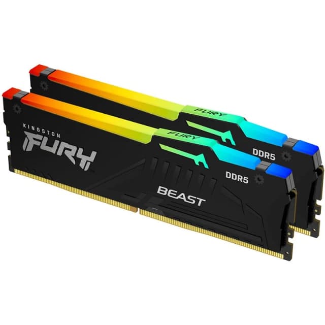 Imagen de Kingston FURY Beast RGB DDR5 5600MHz 64GB — Kit 2x32GB CL40 en OfertitasTOP