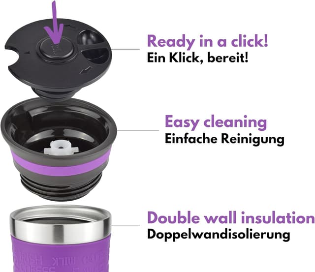 Thumbnail 4 de Milu Thermobecher 370 ml violett