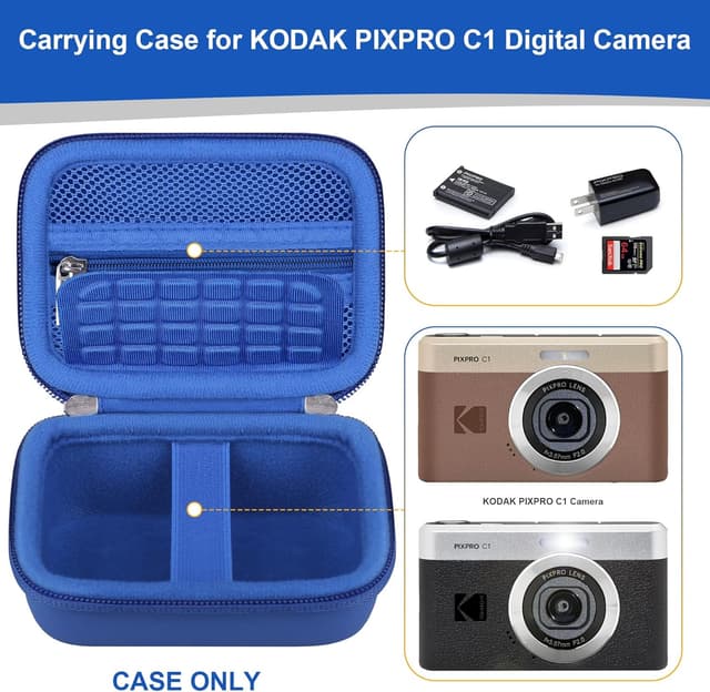 Detalle de RAIALL PIXPRO C1 case 5.18 inch blue