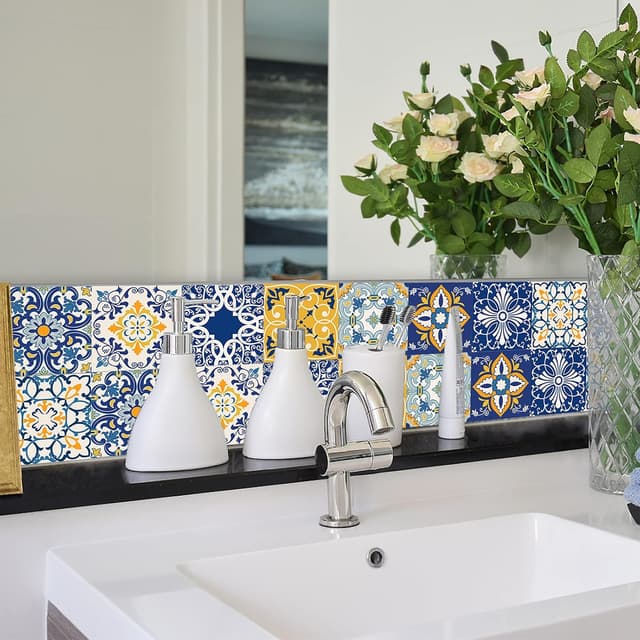 Thumbnail 3 de HPNIUB 30 Stück Bunt Fliesenaufkleber