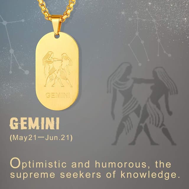 Detalle de Collier signe astrologique acier inox 12