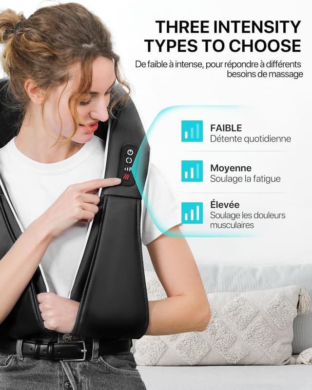 Thumbnail 3 de ALLJOY Masseur Cervical 3D 8 nœuds