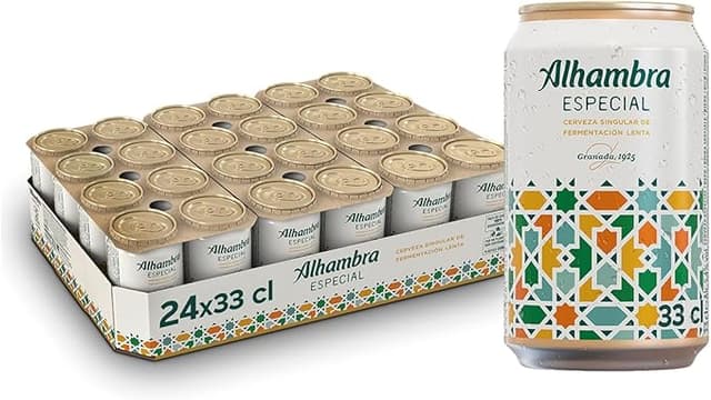 Imagen de Alhambra Especial Pack 24 Latas 33cl 🍺 en OfertitasTOP