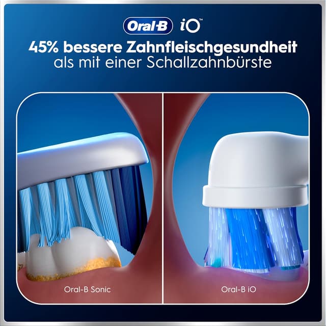 Thumbnail 6 de Oral-B iO Series 6 elektrische Zahnbürste (weiß) inkl. 2 Aufsteckbürsten, Reise-Etui – 5 Putzmodi