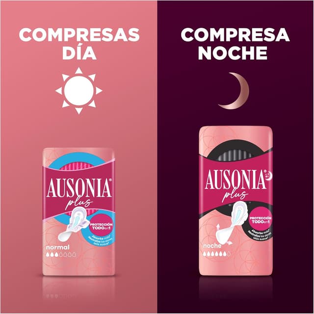 Thumbnail 6 de Ausonia Plus Normal, 64 Compresas con Alas, Protección Total 🌟